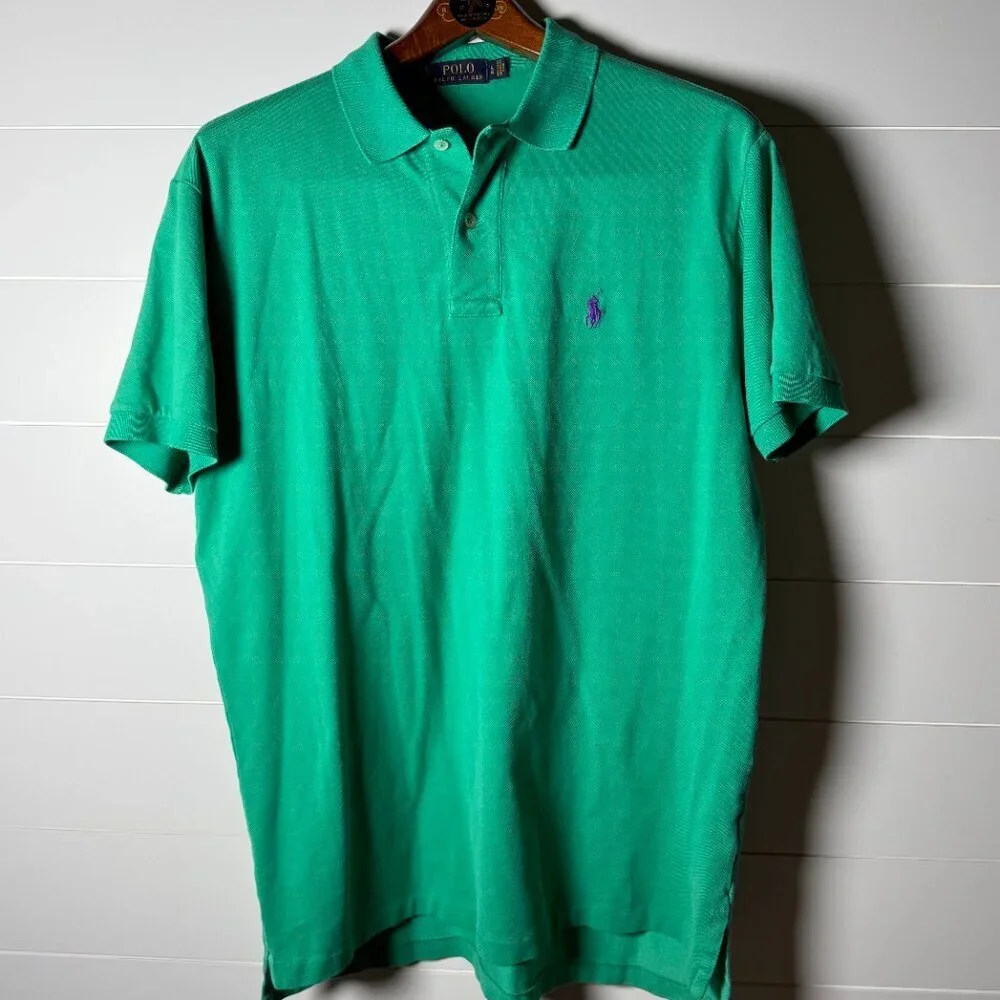 Polo Ralph Lauren Green Polo Shirt Size L